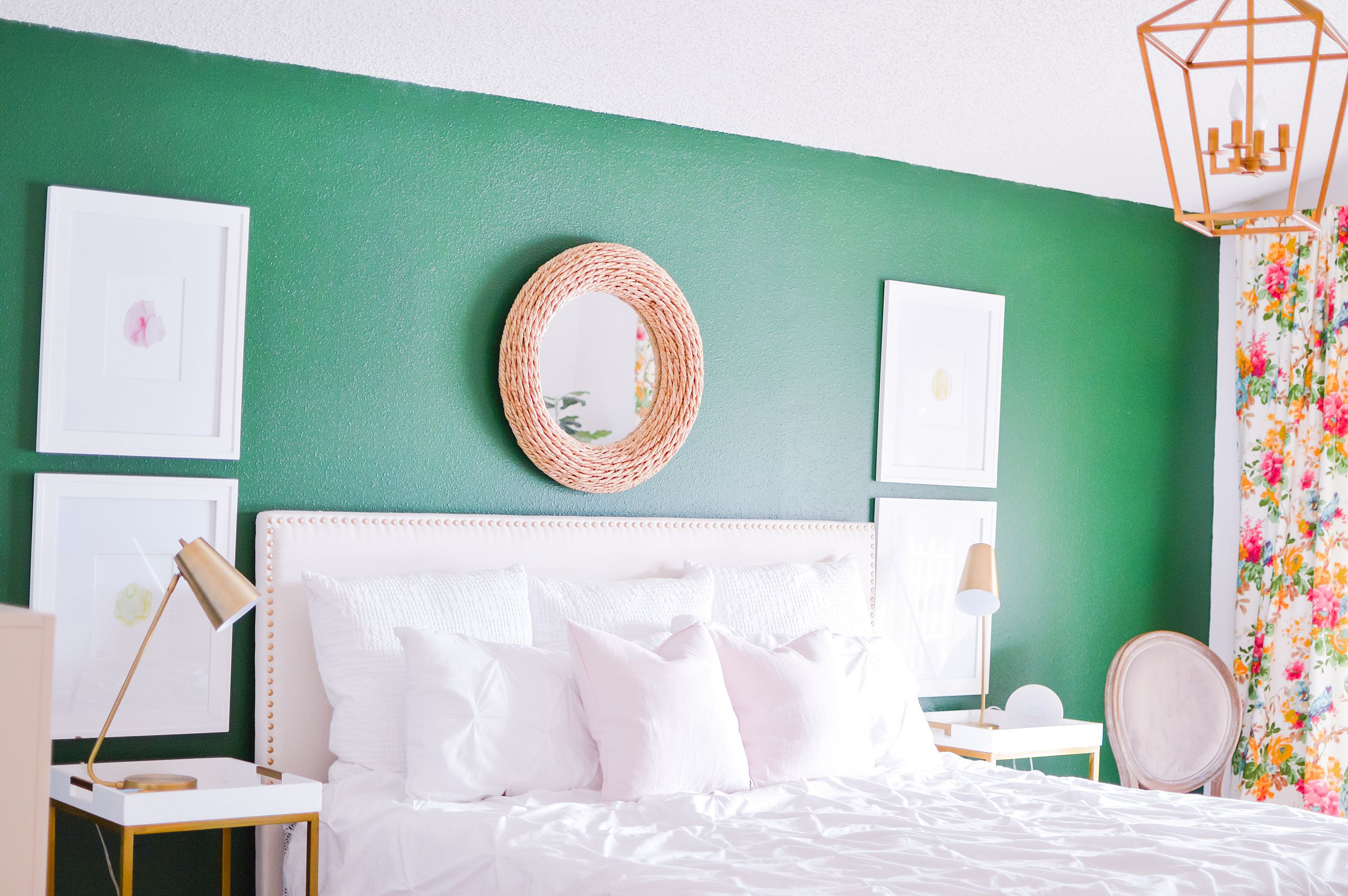 emerald green master bedroom design