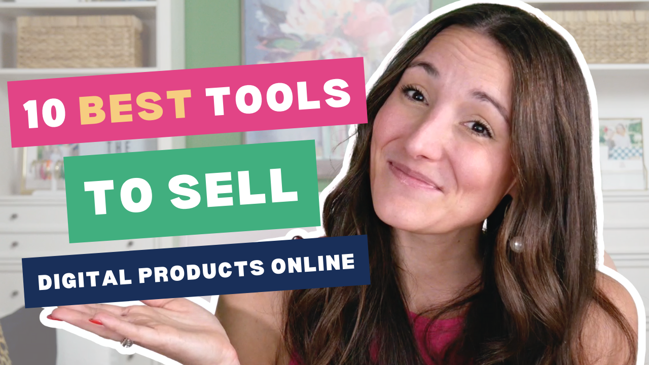 The top 10 tools I use to run my digital product business on autopilot shared by Megan Martin, digital product creator