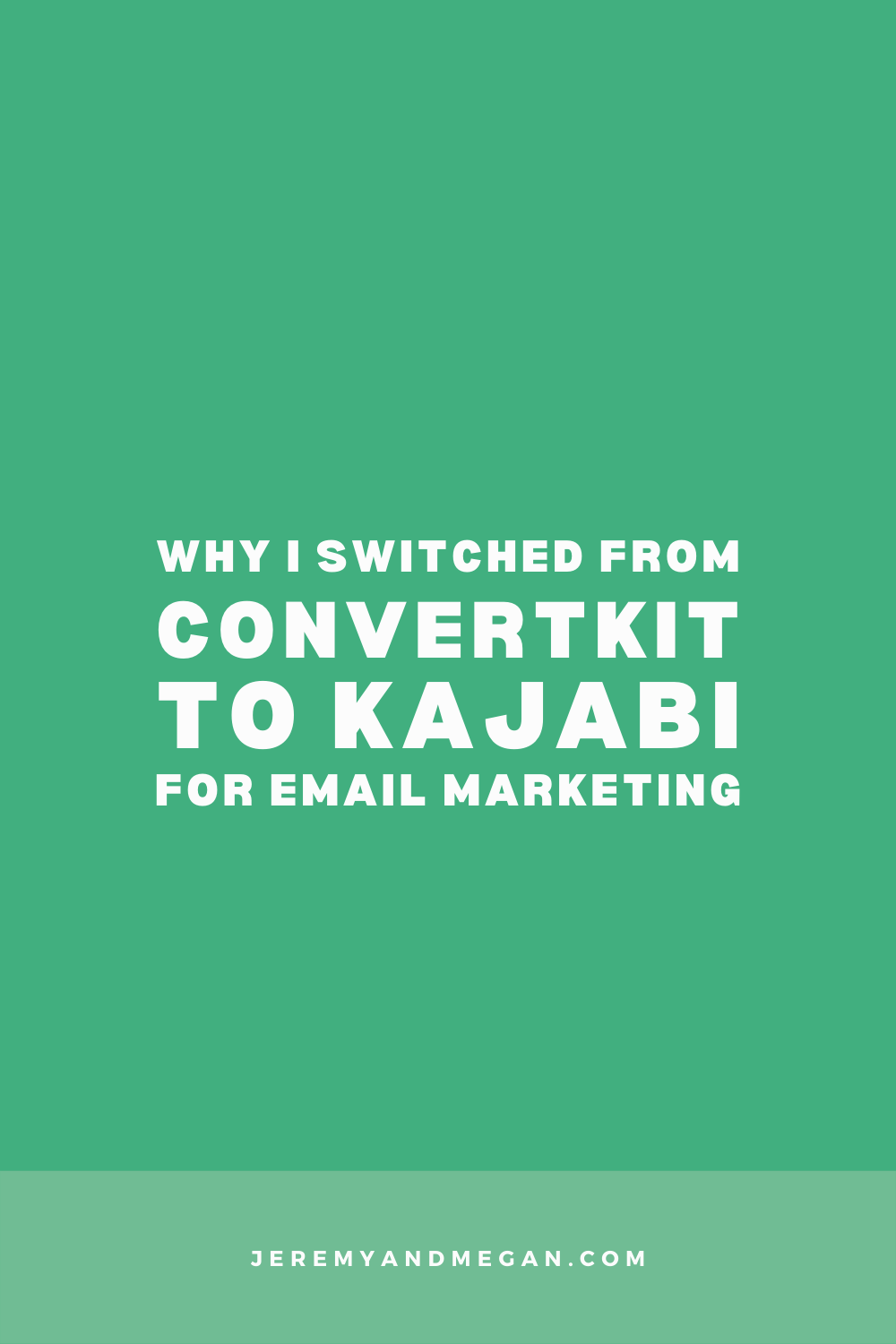 Why I switched from ConvertKit to Kajabi for email marketing as a small business owner who sells digital products online