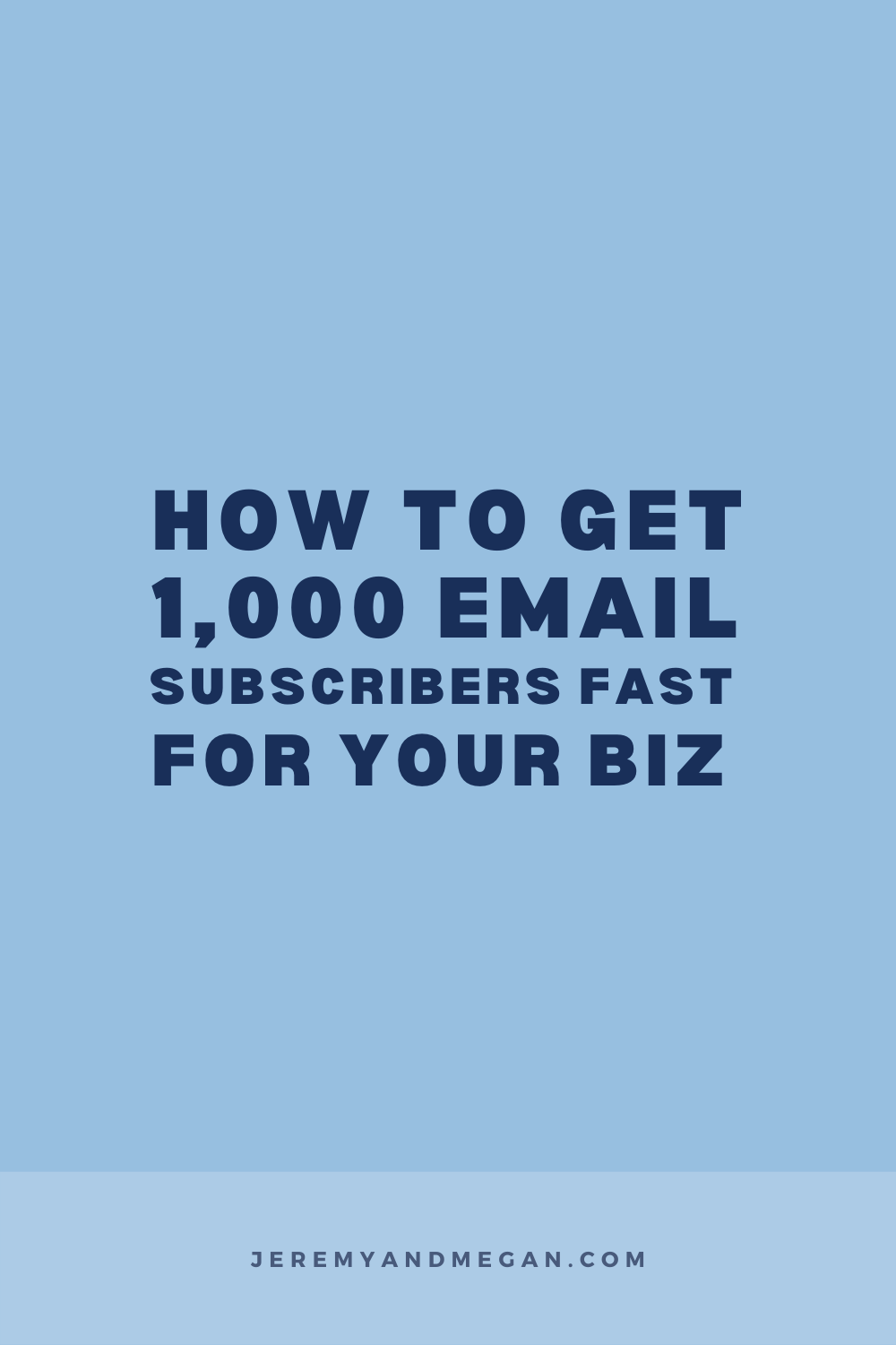 How to grow your email list and get 1,000 subscribers fast as a digital product based business shared by Megan Martin
